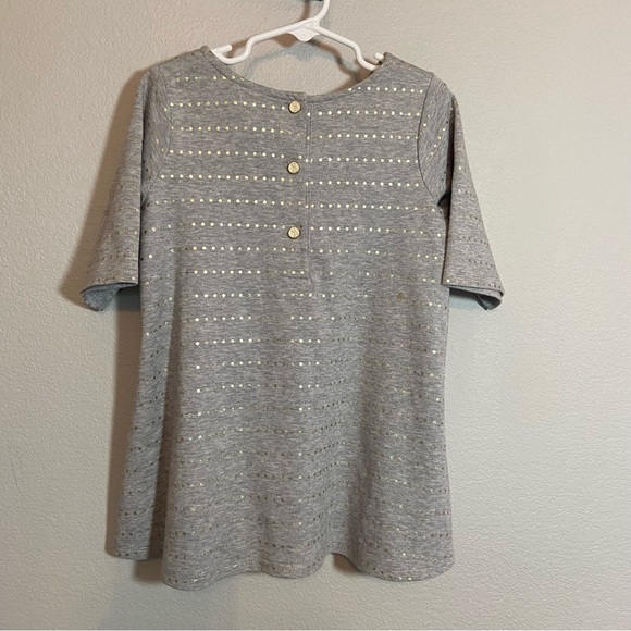 Tahari dress with gold dots and a bow - size 6 - Picture 2 of 5